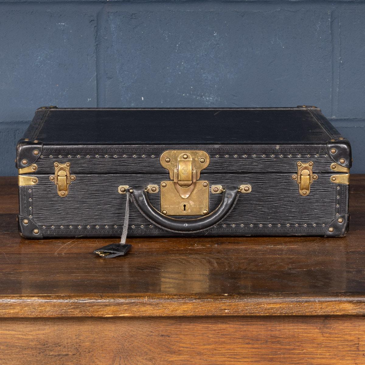Other A 20th Century Louis Vuitton Briefcase Finished In Black Epi Leather, France For Sale