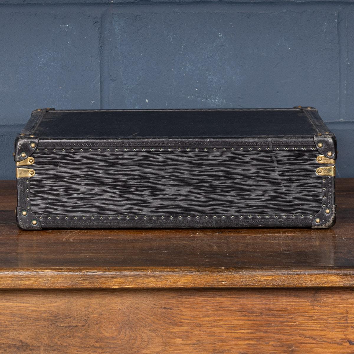 A 20th Century Louis Vuitton Briefcase Finished In Black Epi Leather, France In Good Condition For Sale In Royal Tunbridge Wells, Kent
