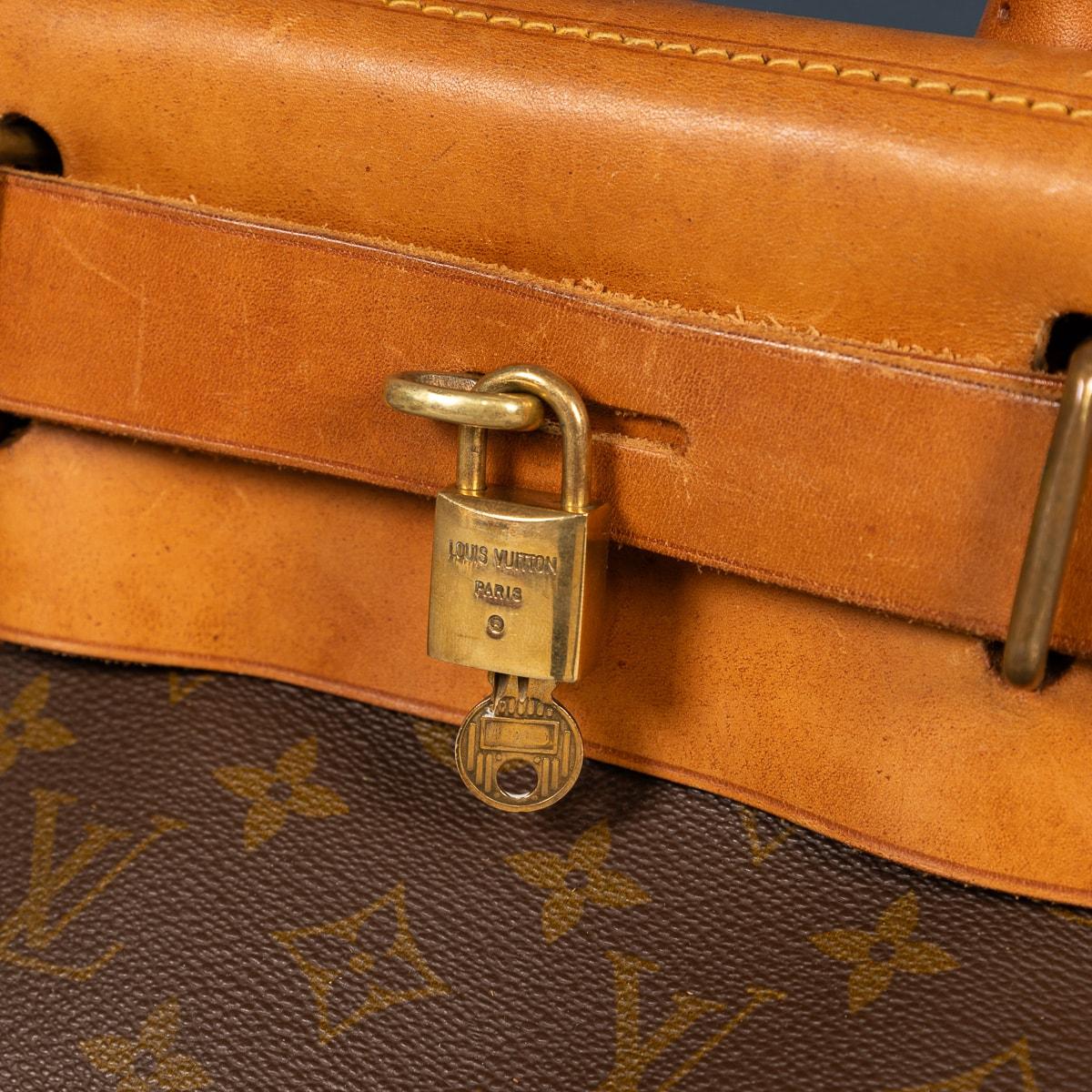 A 20th Century Louis Vuitton Steamer Bag In Monogram Canvas, Made In France 7
