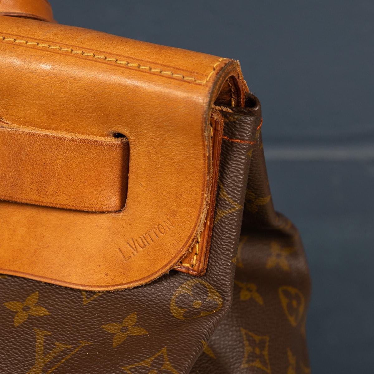 A 20th Century Louis Vuitton Steamer Bag In Monogram Canvas, Made In France 10
