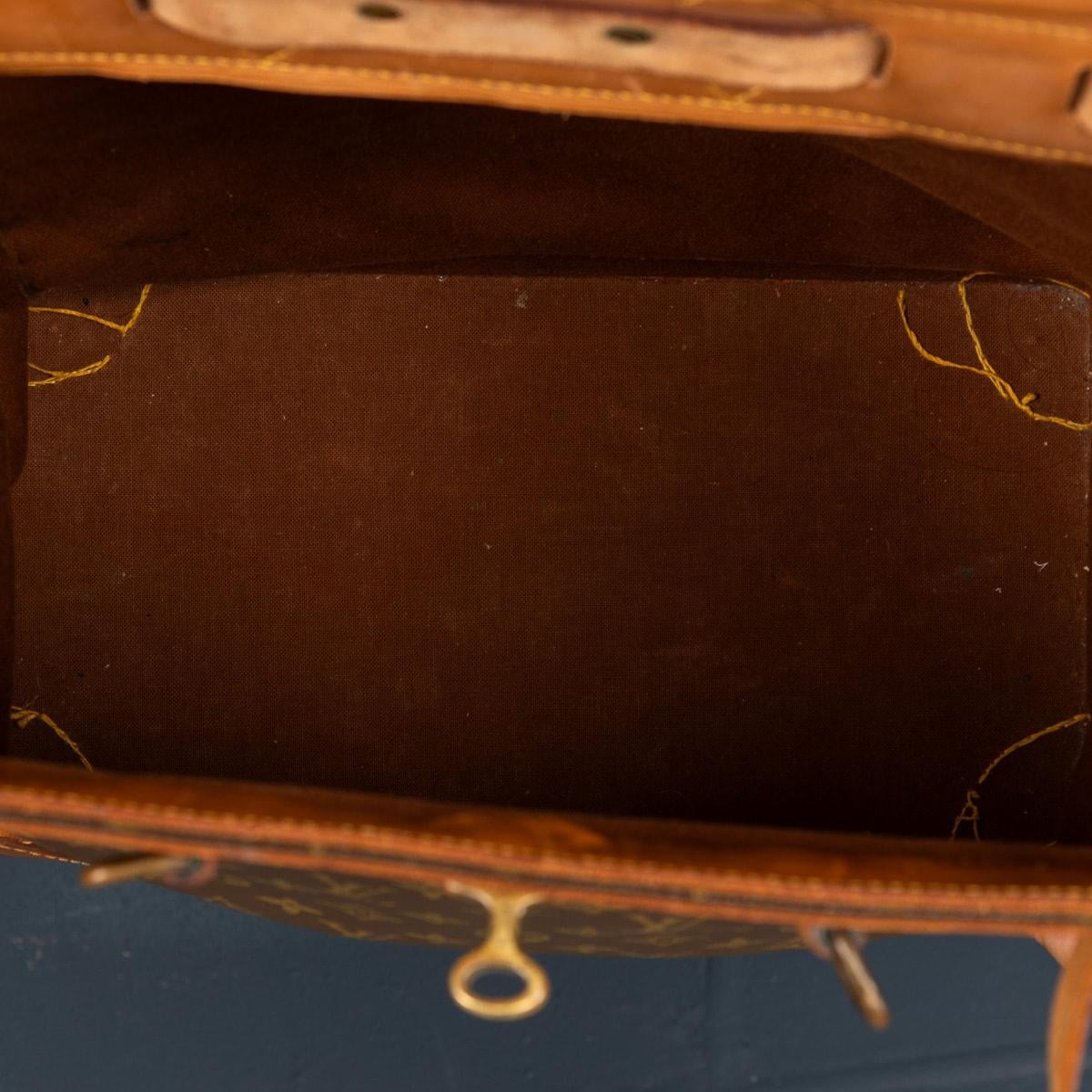 A 20th Century Louis Vuitton Steamer Bag In Monogram Canvas, Made In France 9
