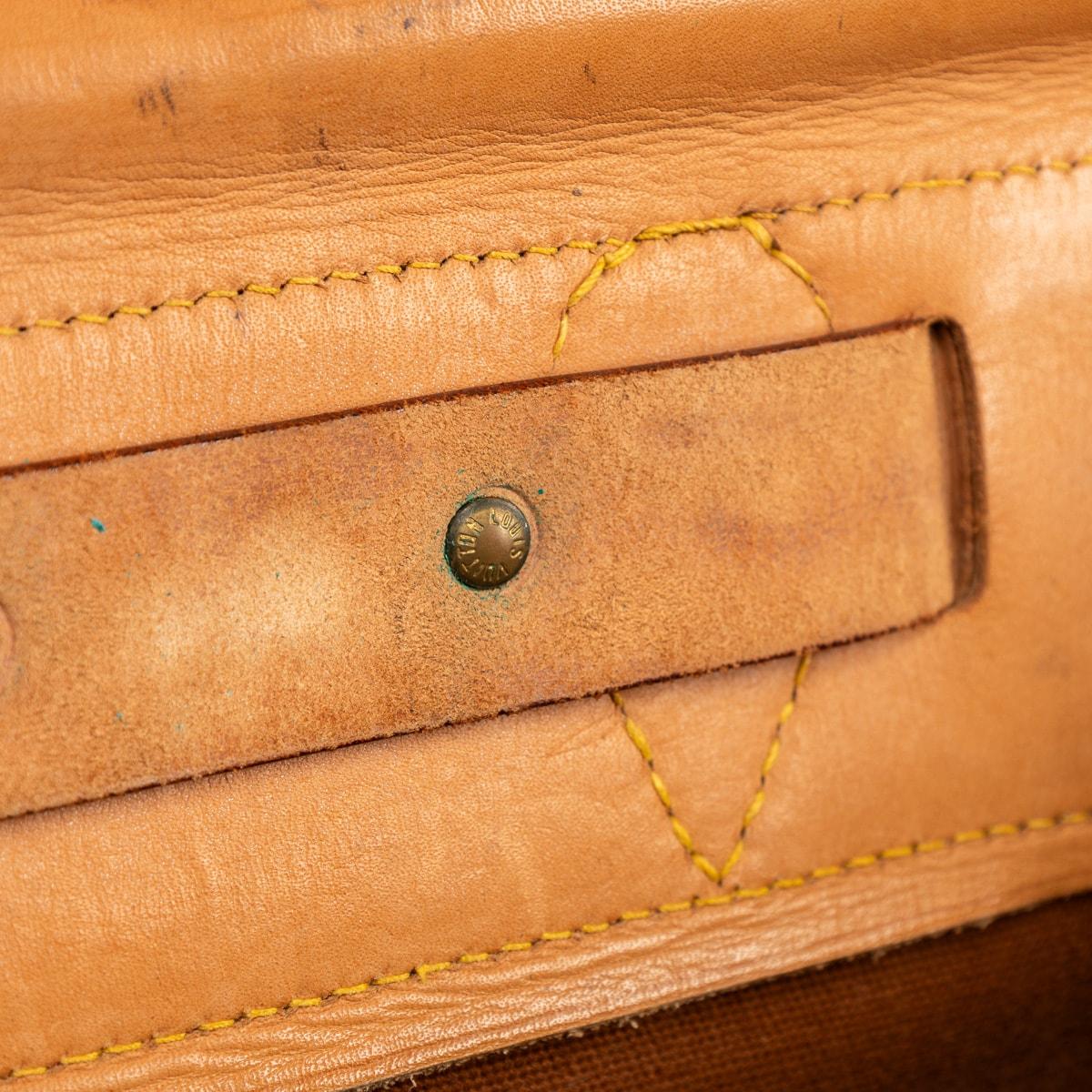 A 20th Century Louis Vuitton Steamer Bag In Monogram Canvas, Made In France 11