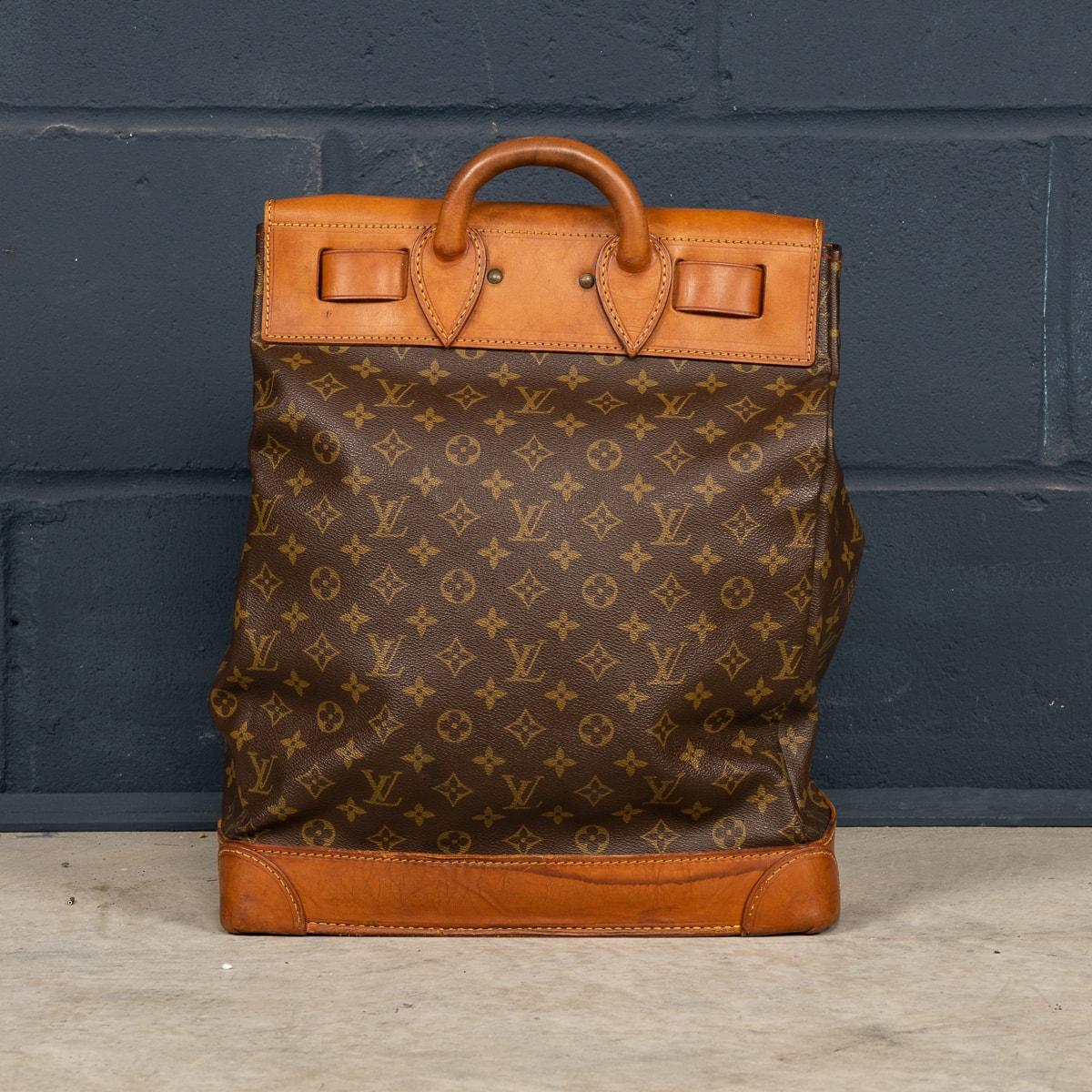 Other A 20th Century Louis Vuitton Steamer Bag In Monogram Canvas, Made In France