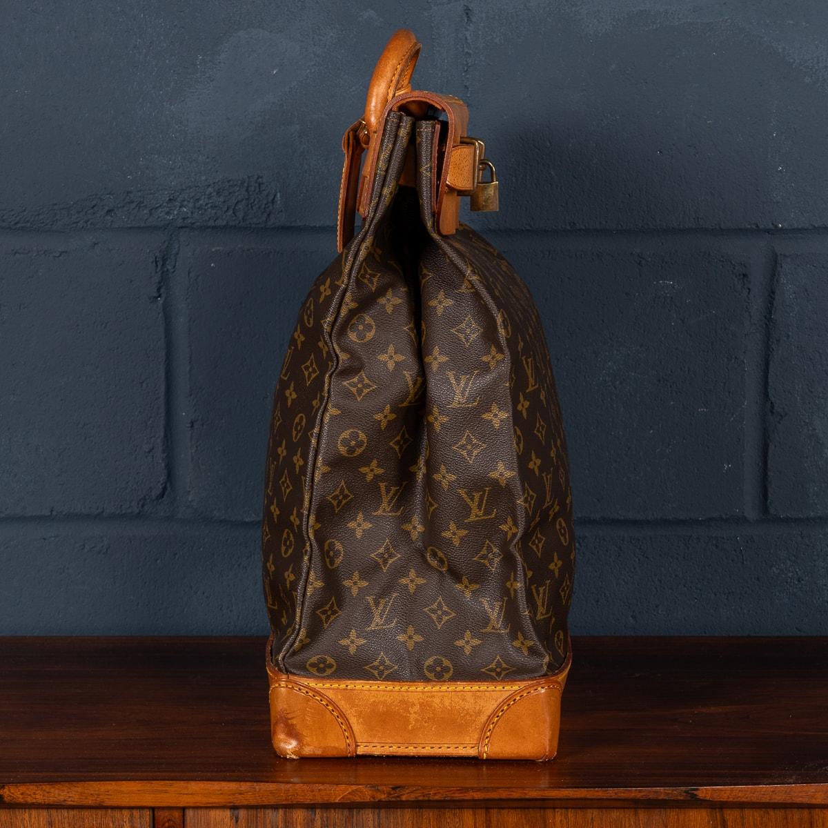 A 20th Century Louis Vuitton Steamer Bag In Monogram Canvas, Made In France 1