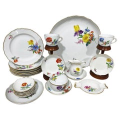 A 20th century Meissen porcelain set, Germany
