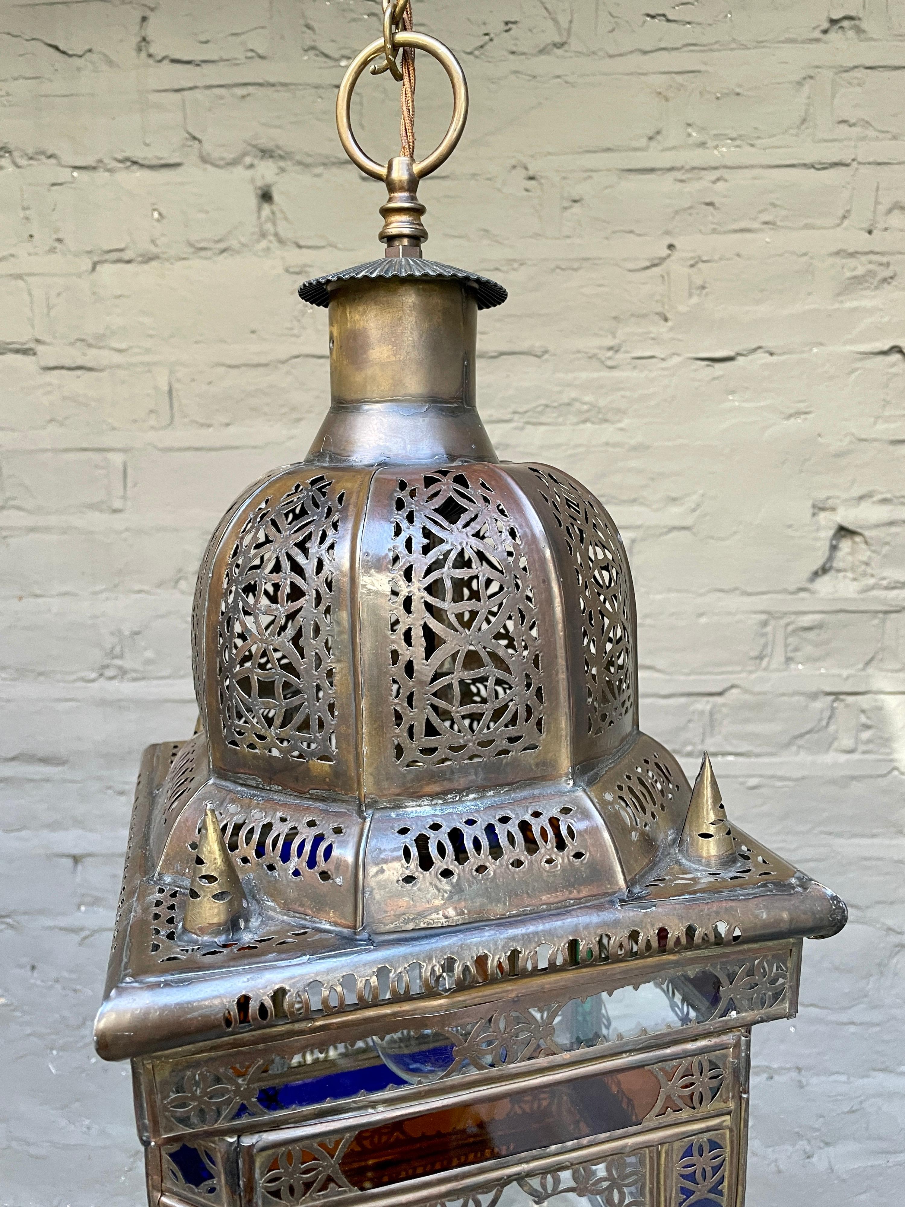 Moorish 20th Century Moroccan Lantern