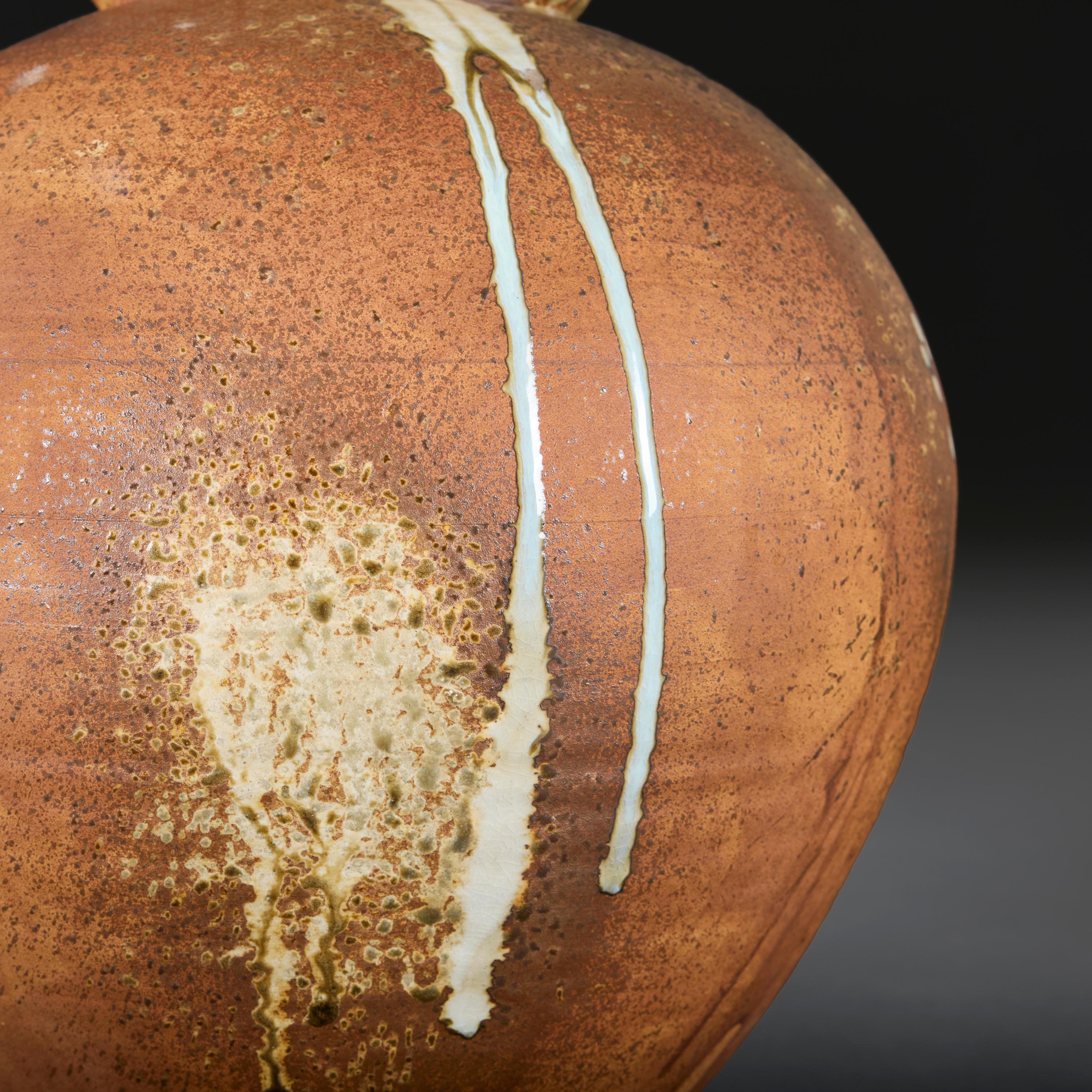 A 20th Century Overscale Terracotta Pottery Vase as a Lamp In Good Condition For Sale In London, GB