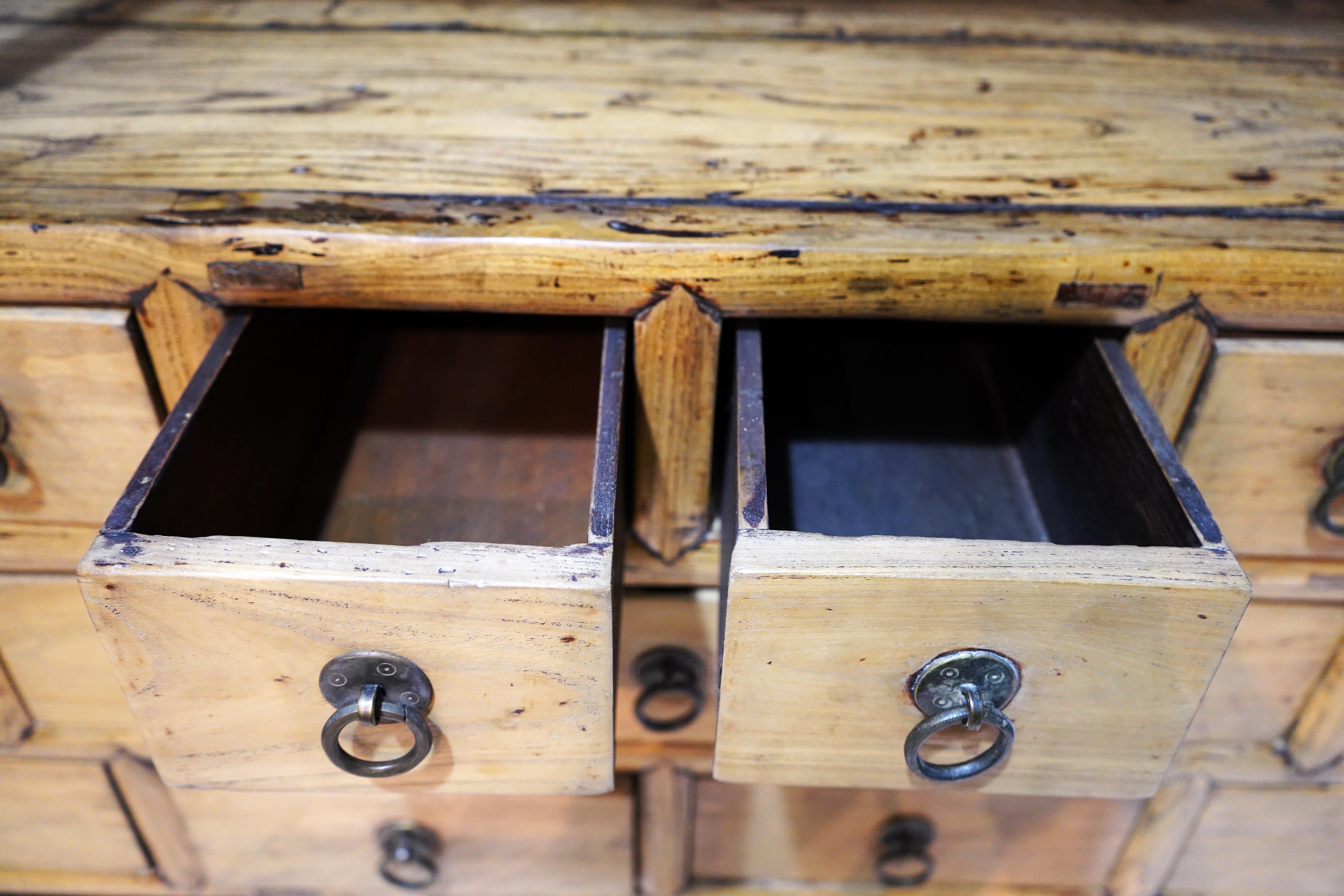 20th Century, Pair of Chinese Medicine Chests 6