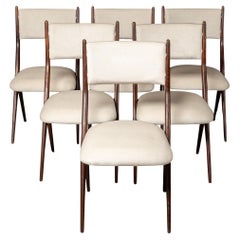 A 20th Century Set Of Six Dining Chairs By Gaetano & Alessandro Besana c.1959