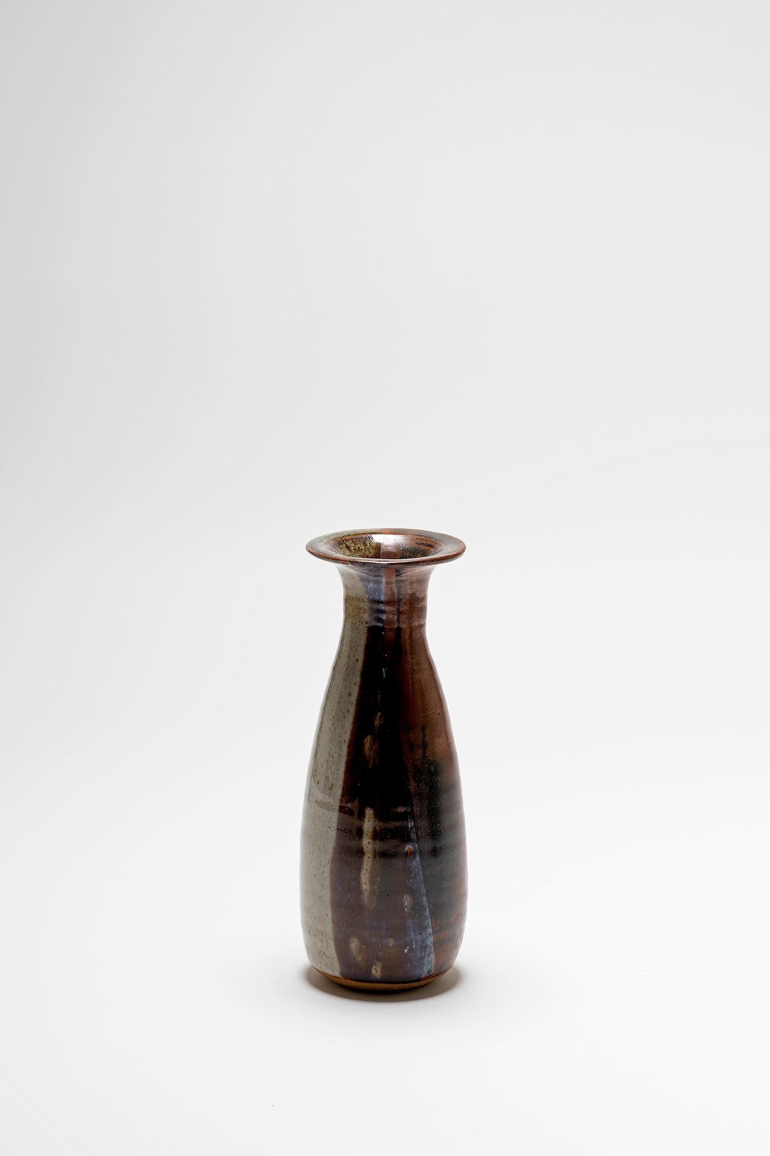 French 20th Century Stoneware Vase