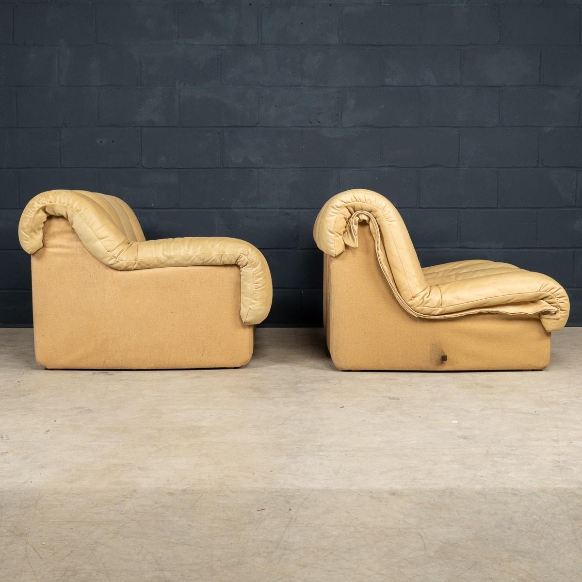 Un canapé Swiss Leather De Sede Ds-600 « Caterpillar » du 20ème siècle en vente 8