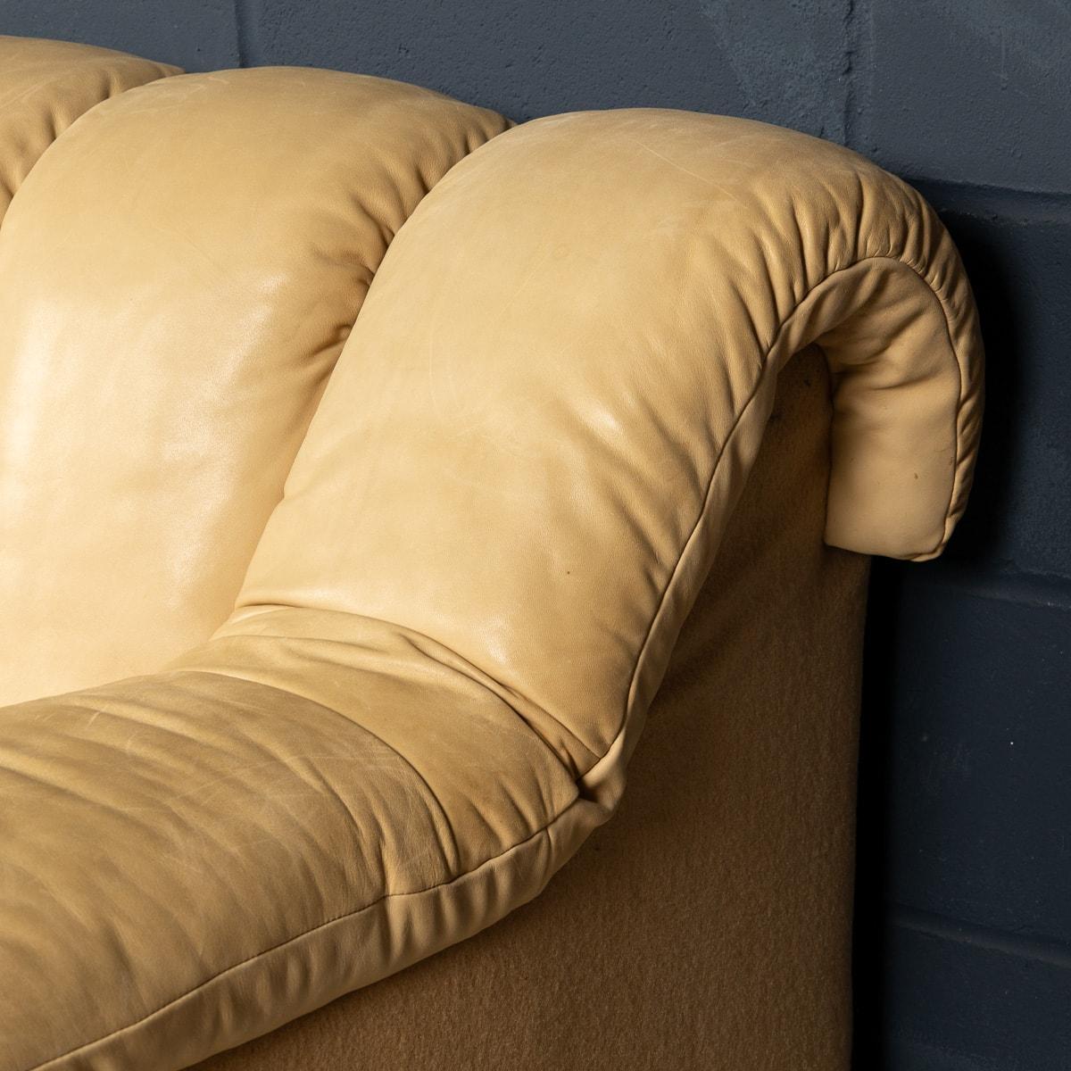 Un canapé Swiss Leather De Sede Ds-600 « Caterpillar » du 20ème siècle en vente 13
