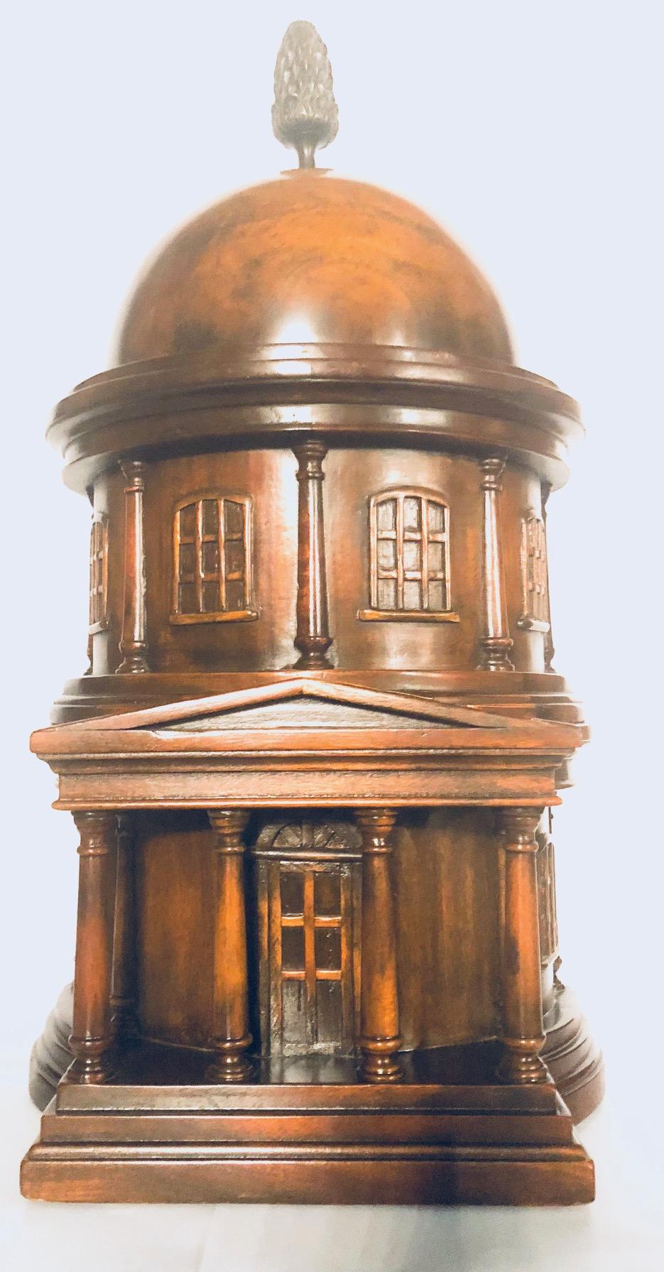 English A 20th Century Timber Architectural Model Cocktail Cabinet For Sale