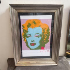A 21st Century Framed Pop Art Marylin Monroe 36/200 Lithography by Andy Warhol