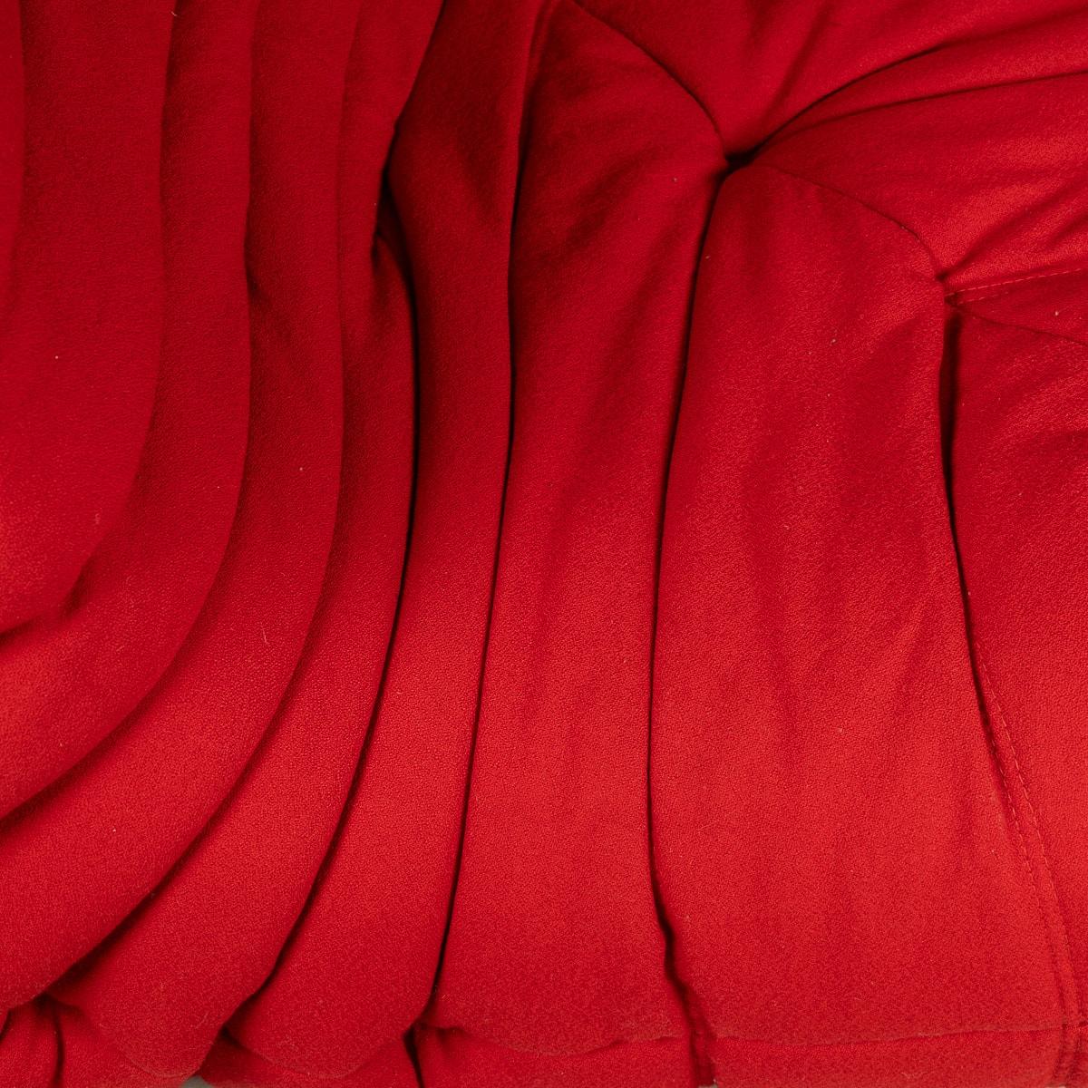 Canapé d'angle rouge Togo du 21e siècle par Michel Ducaroy pour Ligne Roset France en vente 6