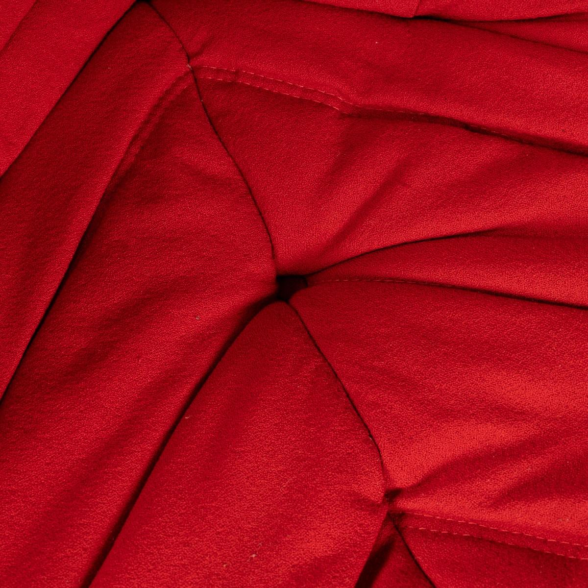 Canapé d'angle rouge Togo du 21e siècle par Michel Ducaroy pour Ligne Roset France en vente 10