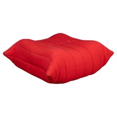 A 21st Century Red "Togo" Footstool By Michel Ducaroy For Ligne Roset