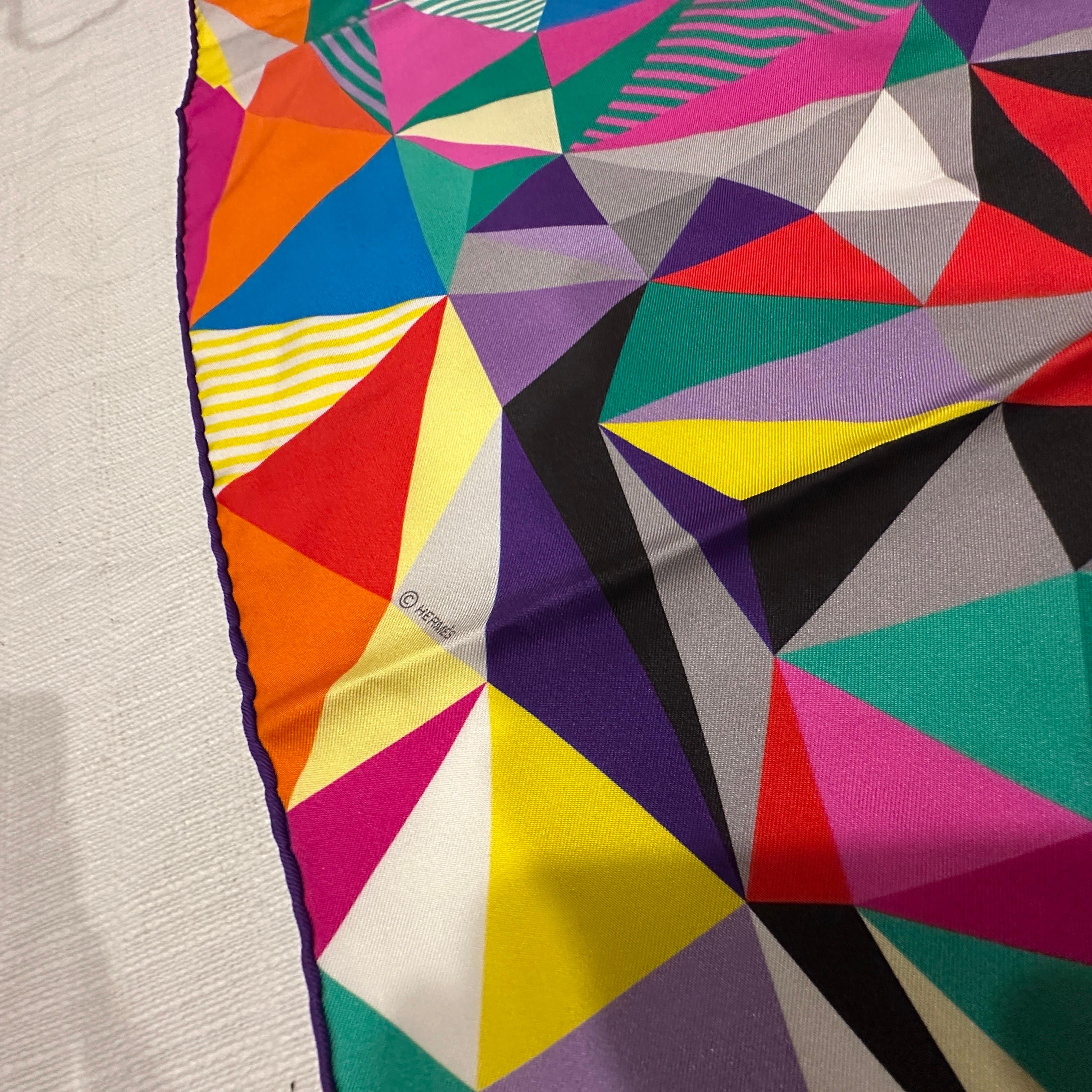 A 21st Century Silk Scarf by Dimitri Ribaltchenko for Hermes In Excellent Condition In Aci Castello, IT