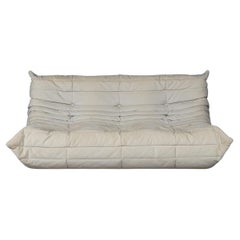 Used A 21stC Three Seat Cream "Togo" Sofa By Michel Ducaroy For Ligne Roset, France