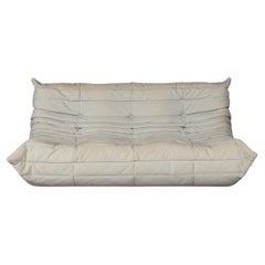 A 21stC Three Seat Cream "Togo" Sofa By Michel Ducaroy For Ligne Roset, France