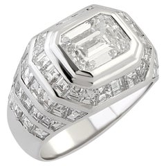 A 2.70 Carat Emerald-Cut Diamond Ring