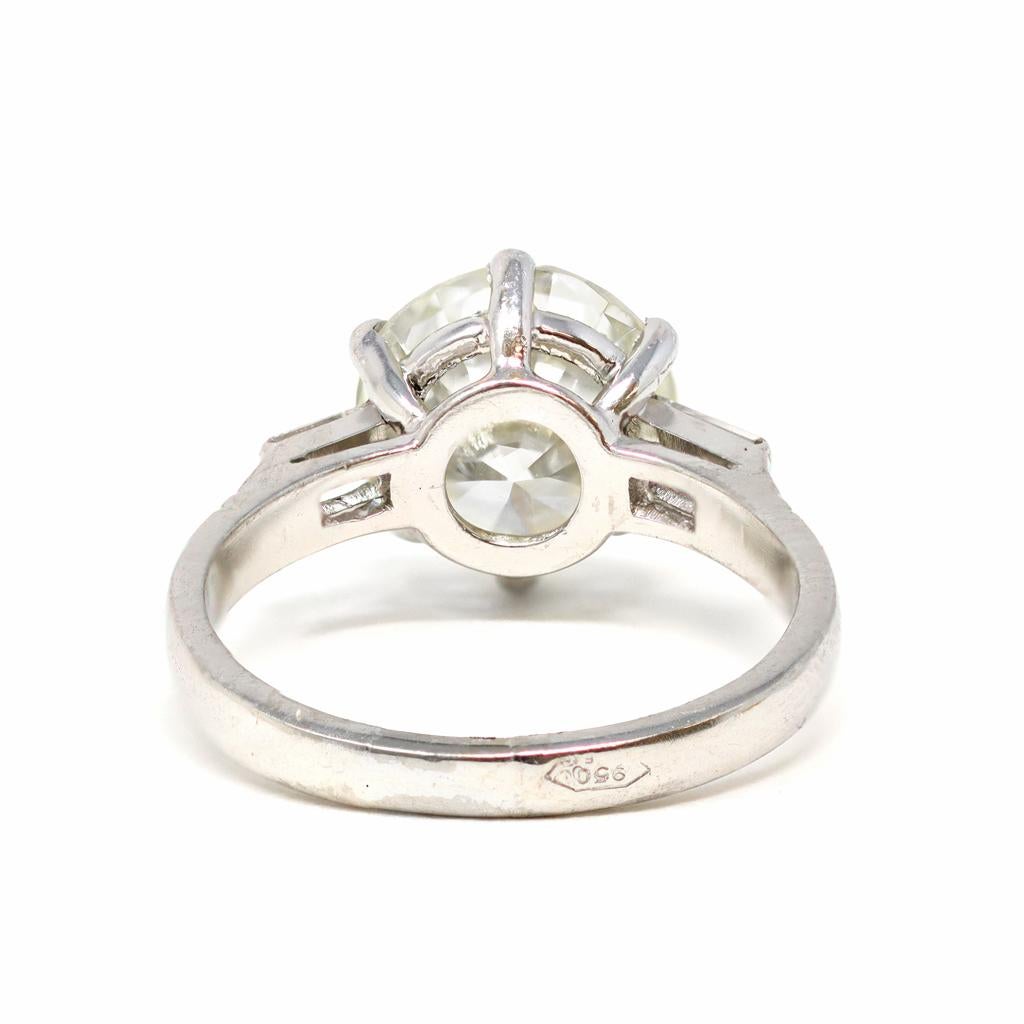 3 carat diamond ring price 1950s