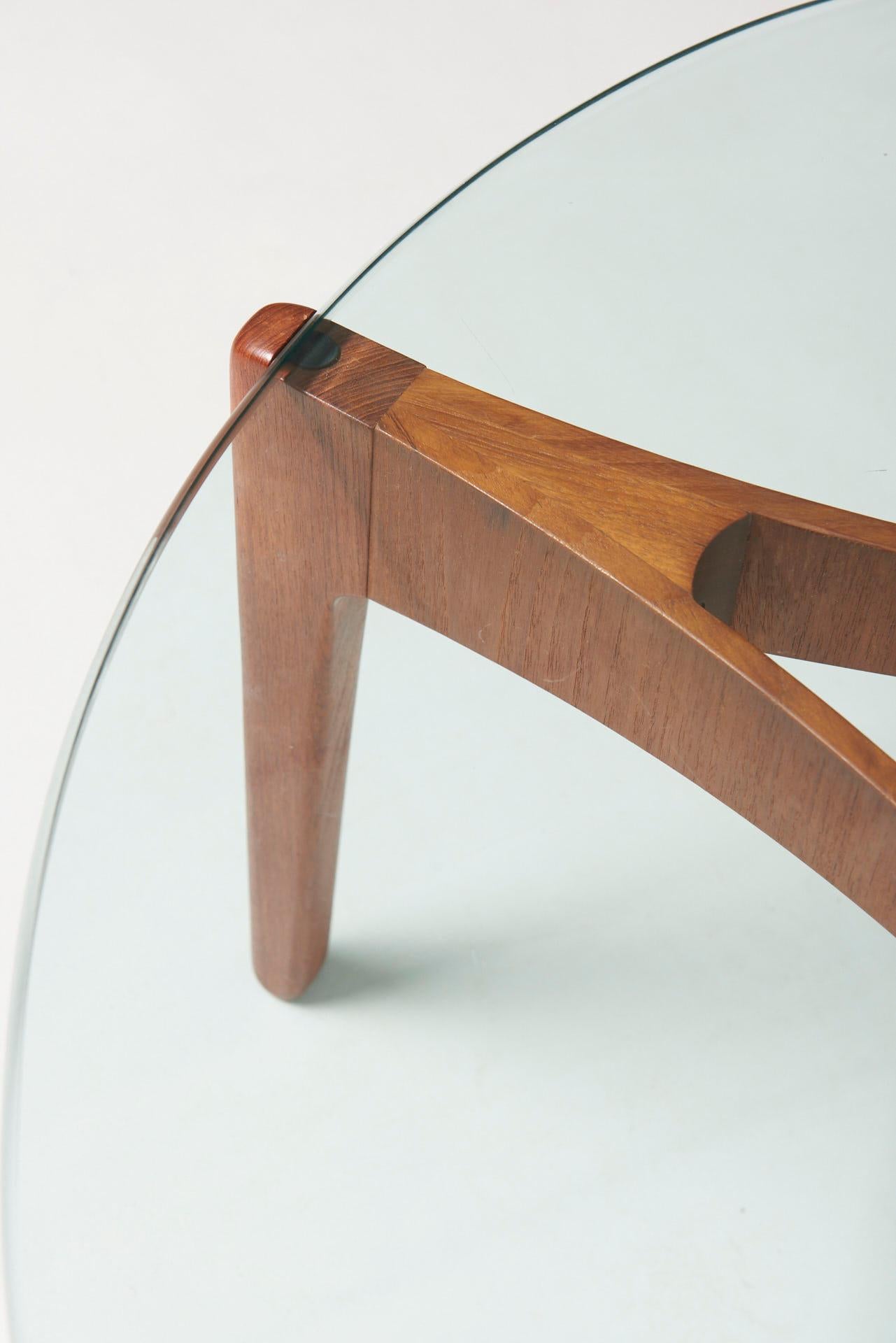 Danish 3-Legged Coffee Table by Sven Ellekaer