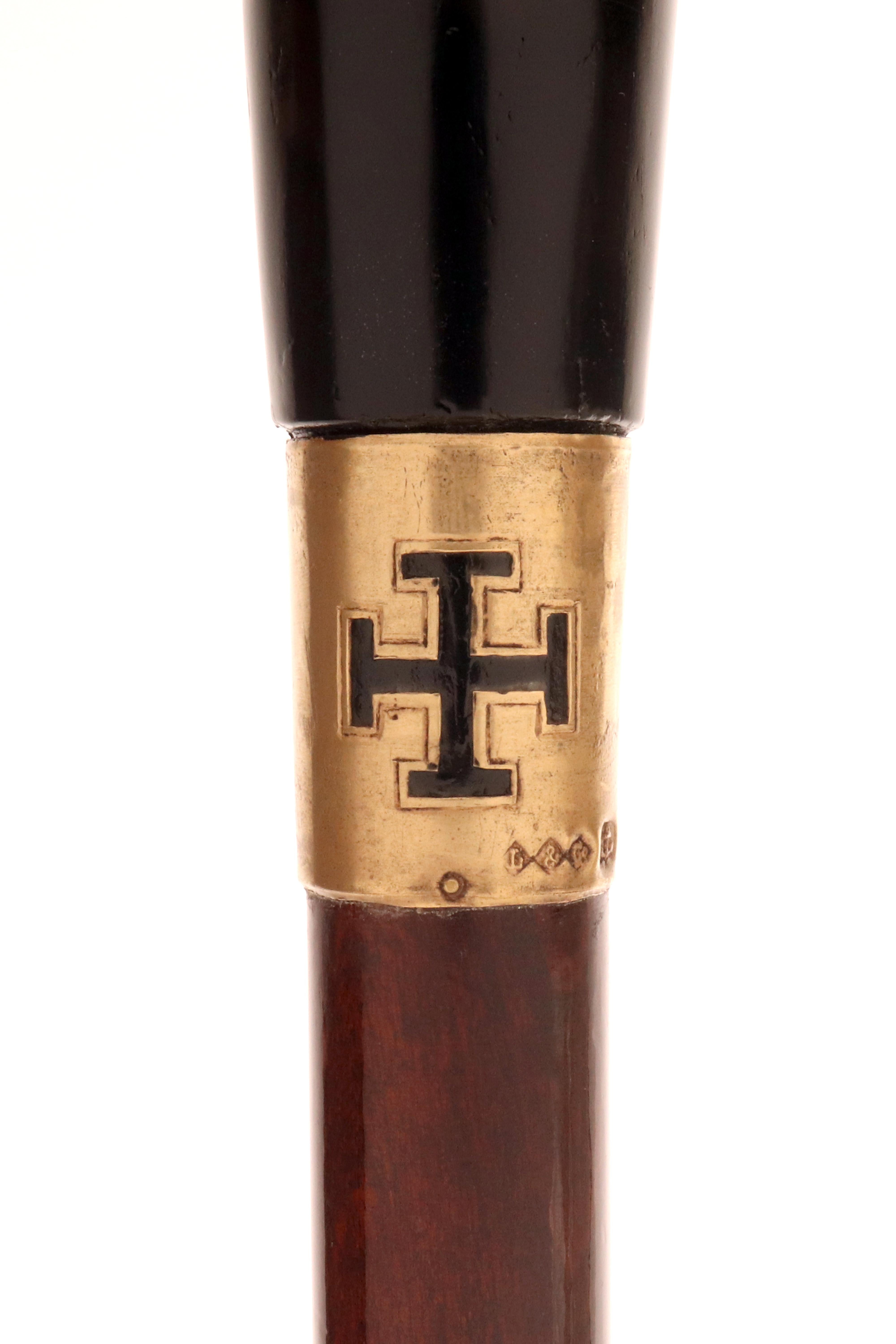 Un bastón masónico del Rito Escocés de 32º grado. Firmado Liberty & Co. REINO UNIDO, 1900. en venta 4