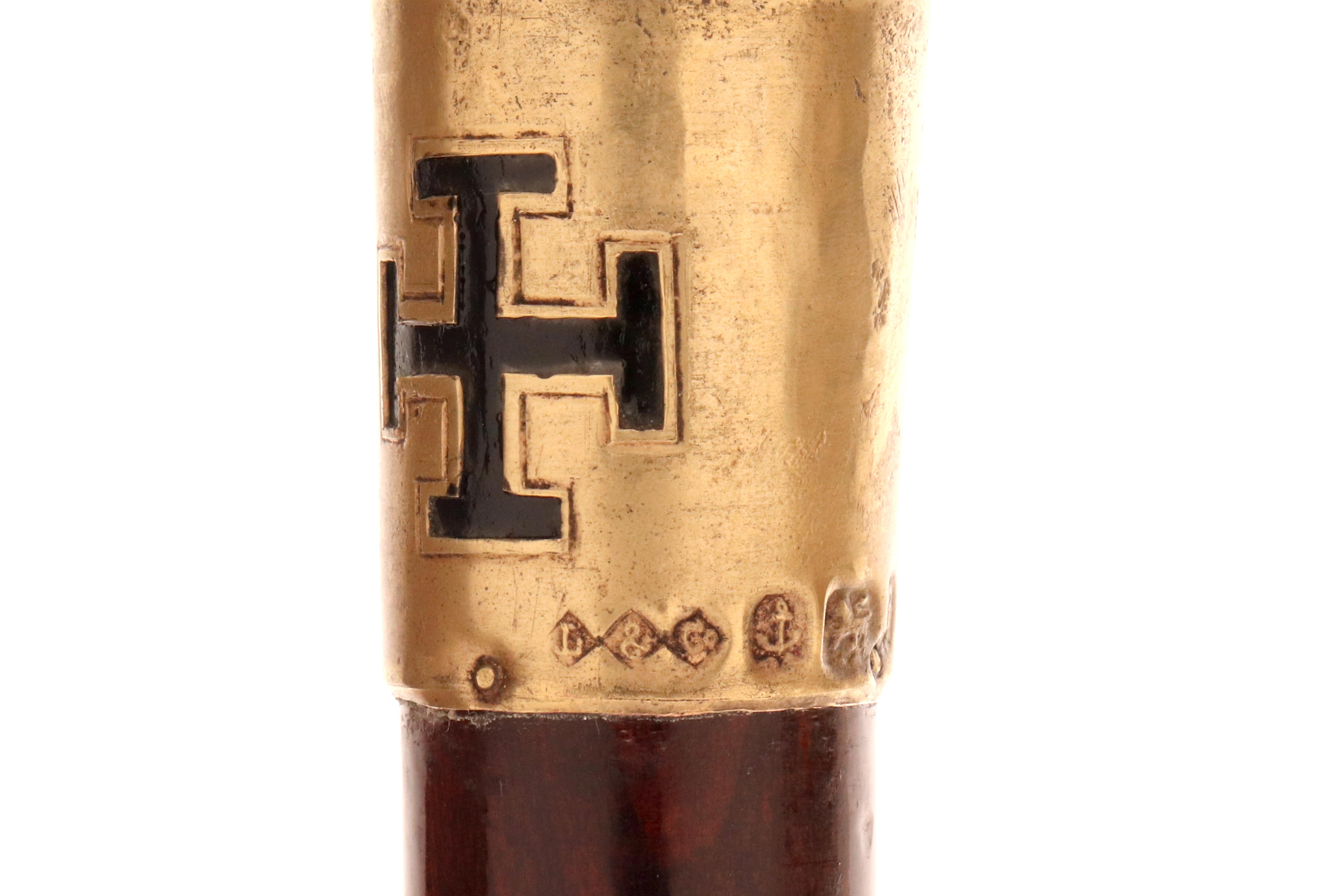 Un bastón masónico del Rito Escocés de 32º grado. Firmado Liberty & Co. REINO UNIDO, 1900. en venta 5