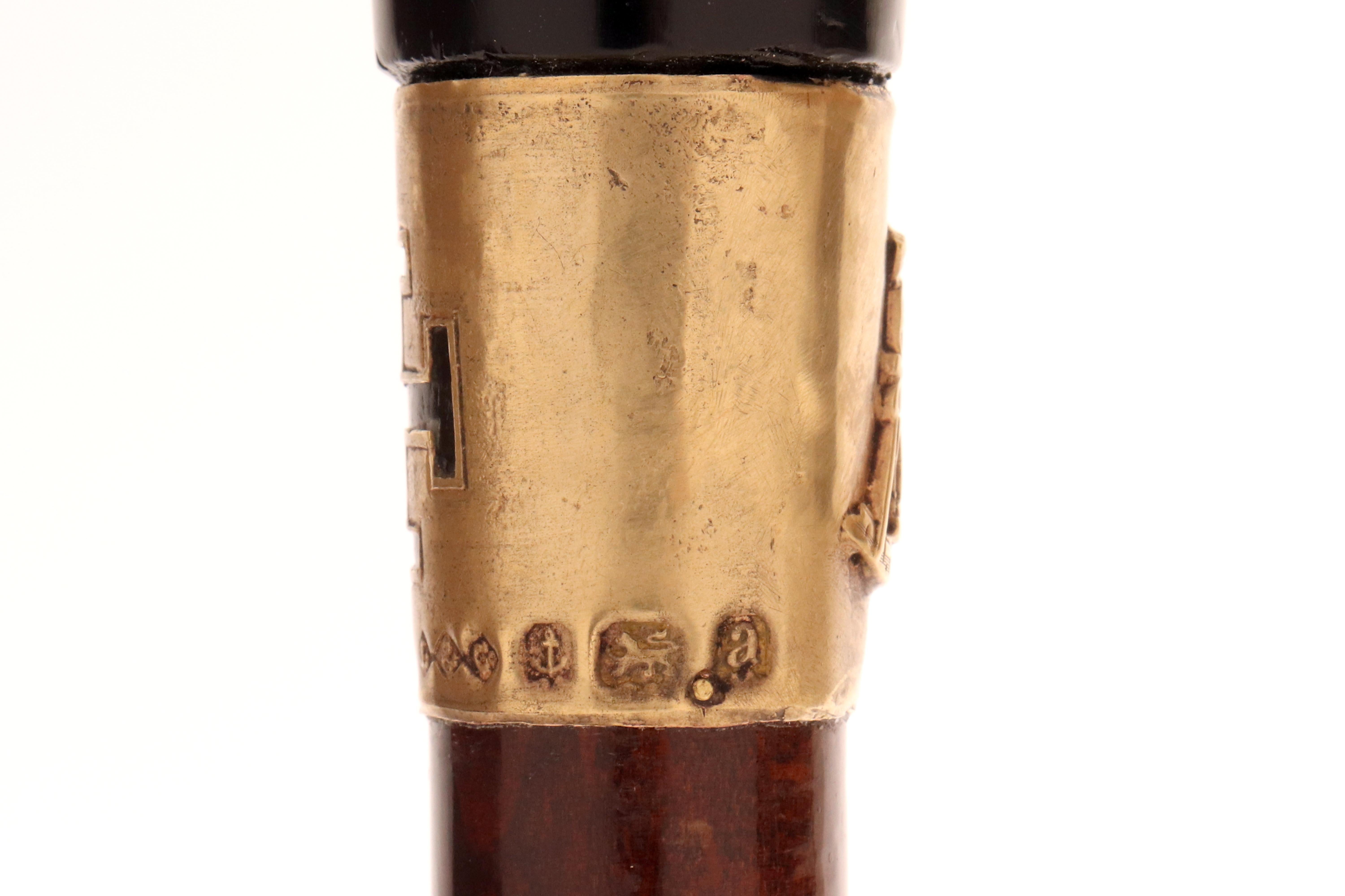 Un bastón masónico del Rito Escocés de 32º grado. Firmado Liberty & Co. REINO UNIDO, 1900. en venta 6