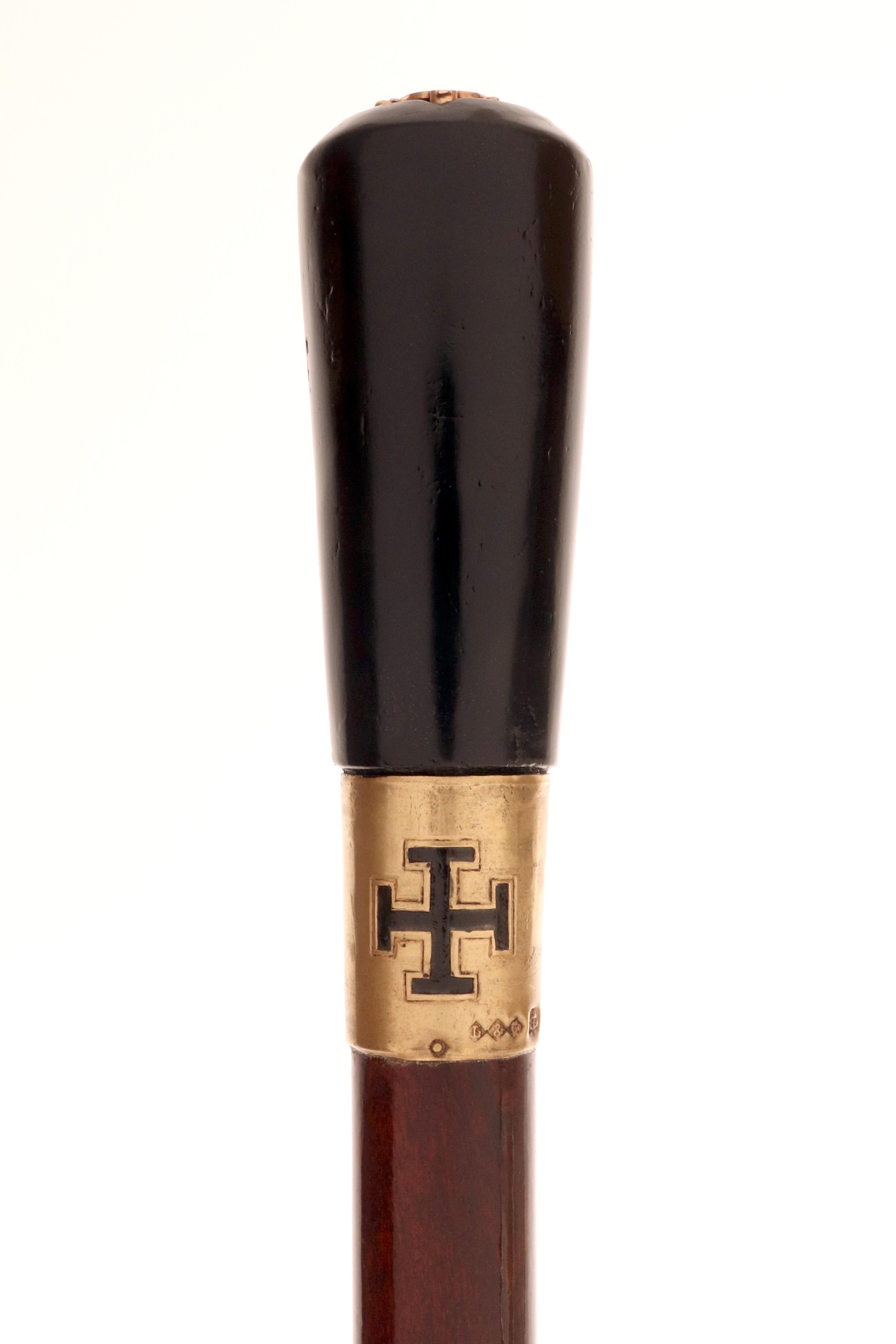 Un bastón masónico del Rito Escocés de 32º grado. Firmado Liberty & Co. REINO UNIDO, 1900. en venta 2