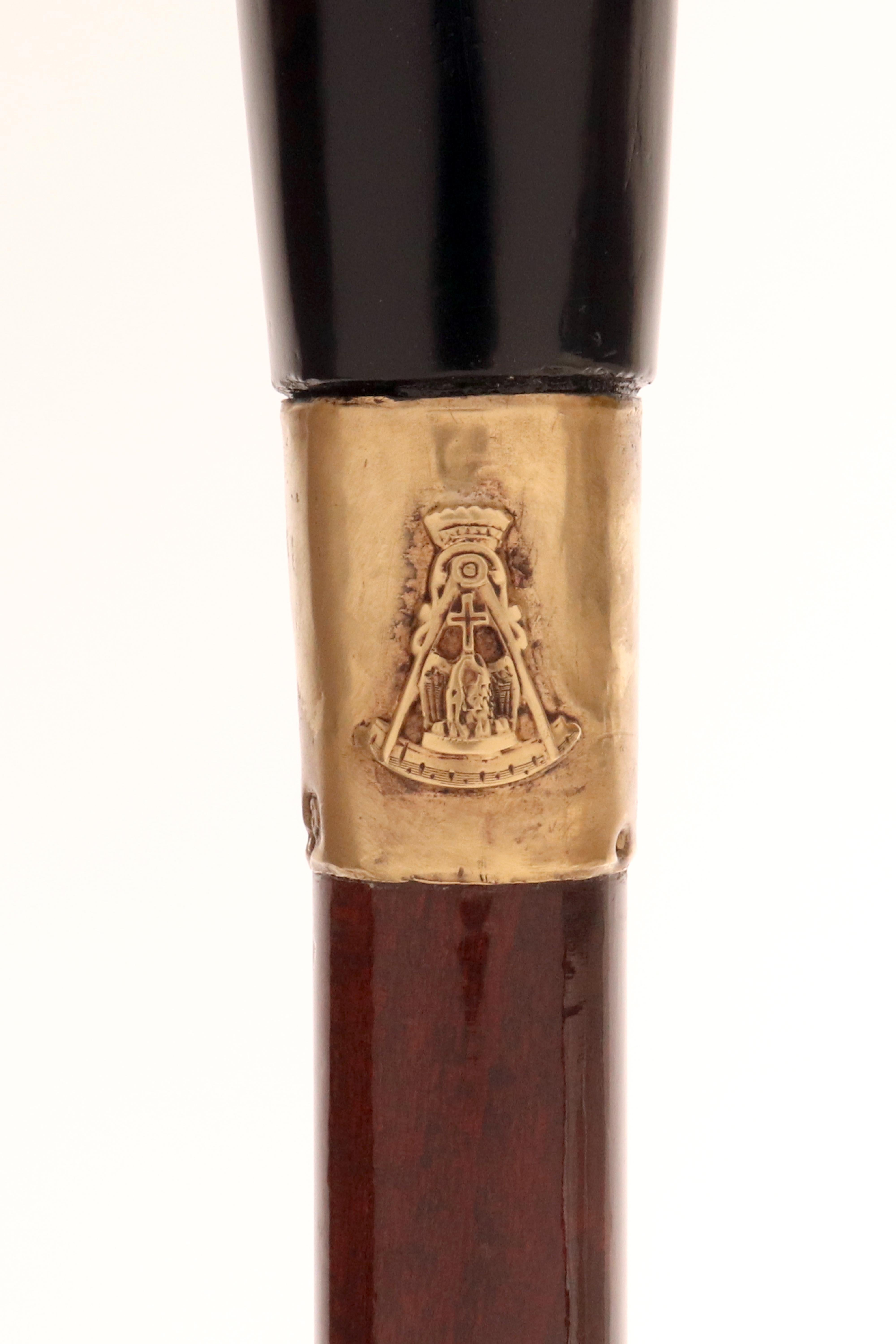 Un bastón masónico del Rito Escocés de 32º grado. Firmado Liberty & Co. REINO UNIDO, 1900. en venta 3