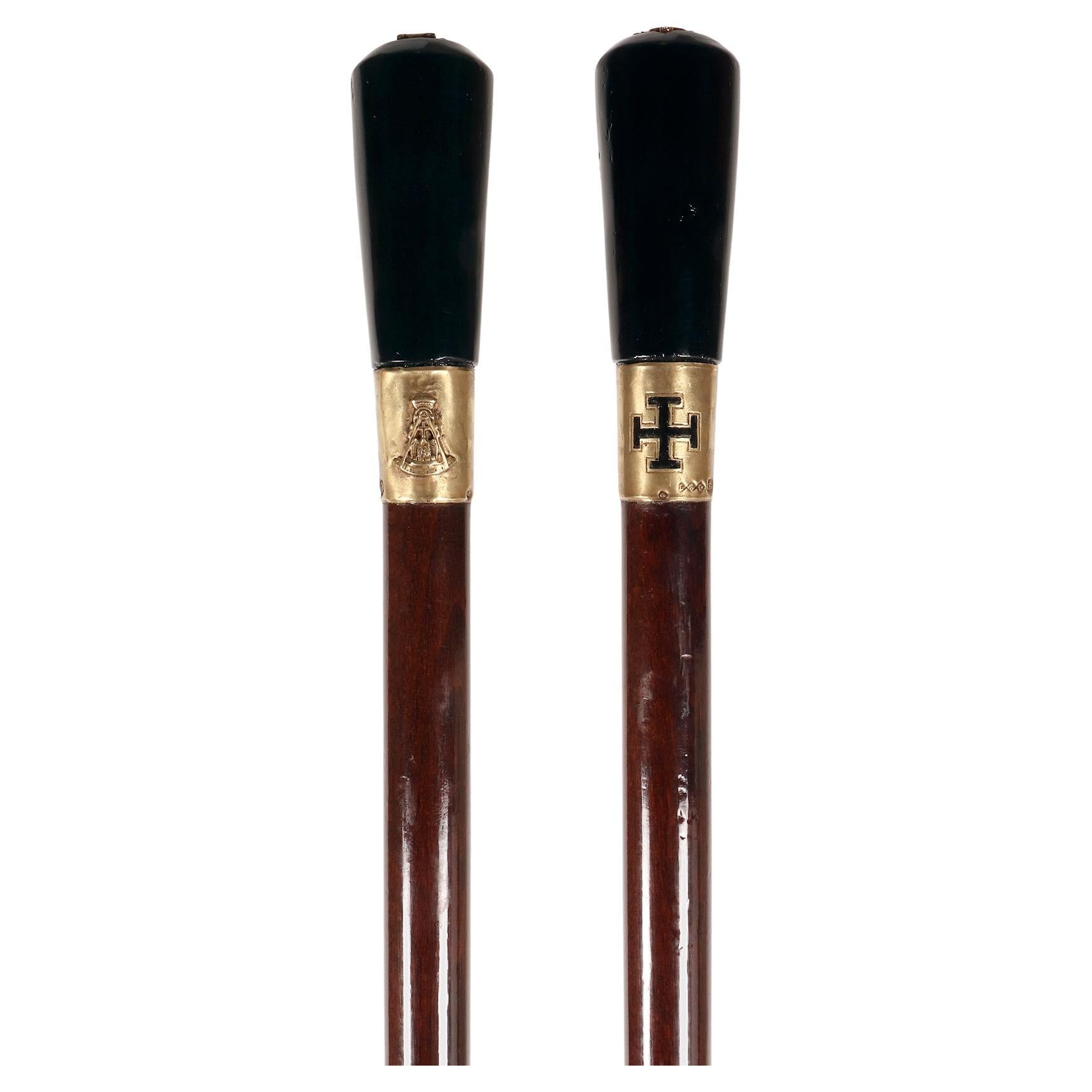 Ein Freimaurerstab des Schottischen Ritus 32. Signiert Liberty 
Co. UK, 1900. im Angebot