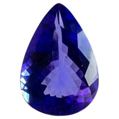 A 4.46-Carat Pear-Shaped Tanzanite