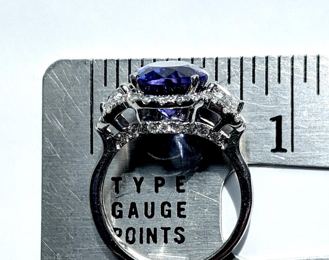 4 carat tanzanite ring