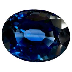 A 7.27 Carats Natural Blue Sapphire