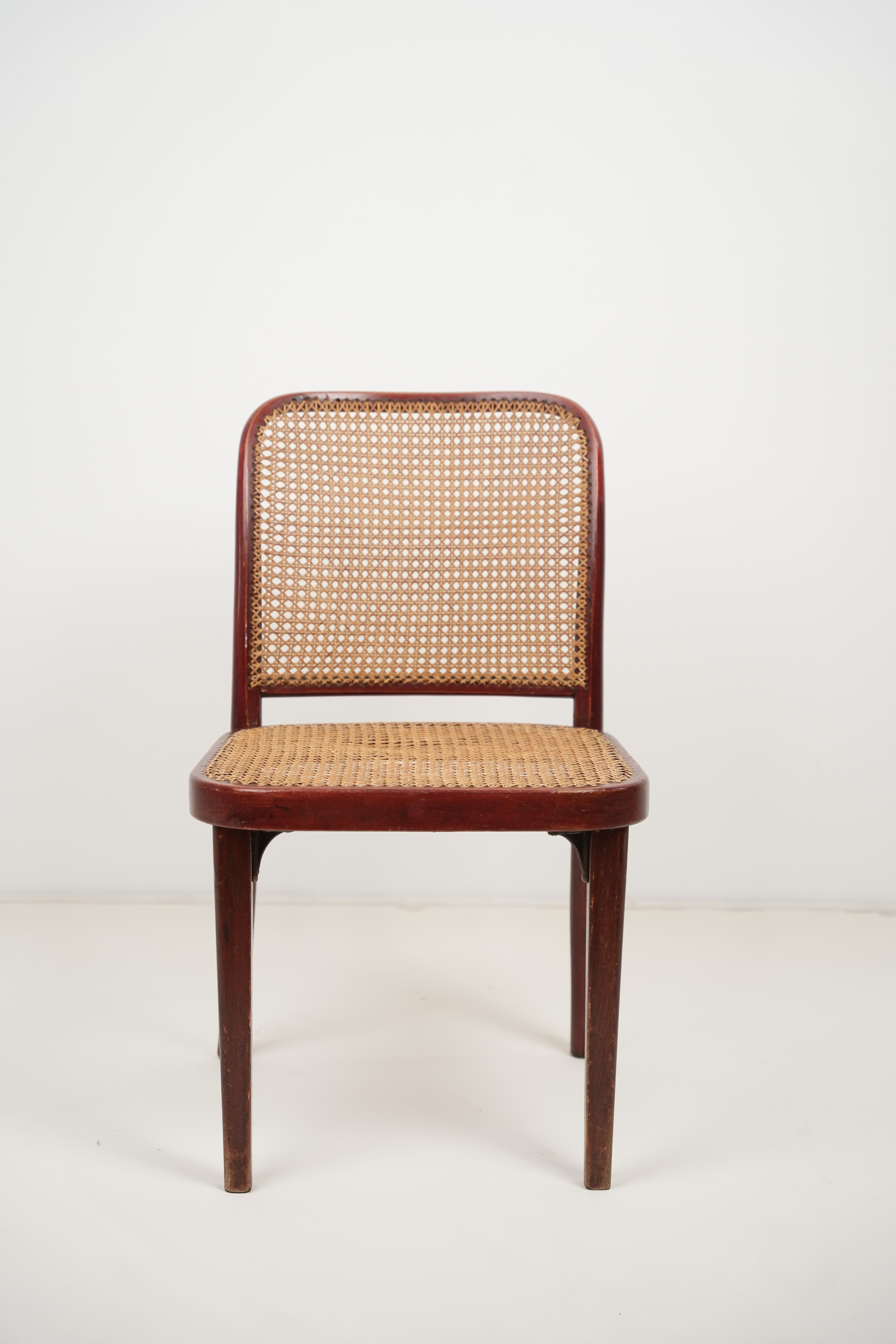 Ein 811-Stuhl von Josef Hoffmann oder Josef Frank für Thonet, 1920er Jahre im Zustand „Relativ gut“ im Angebot in Čelinac, BA