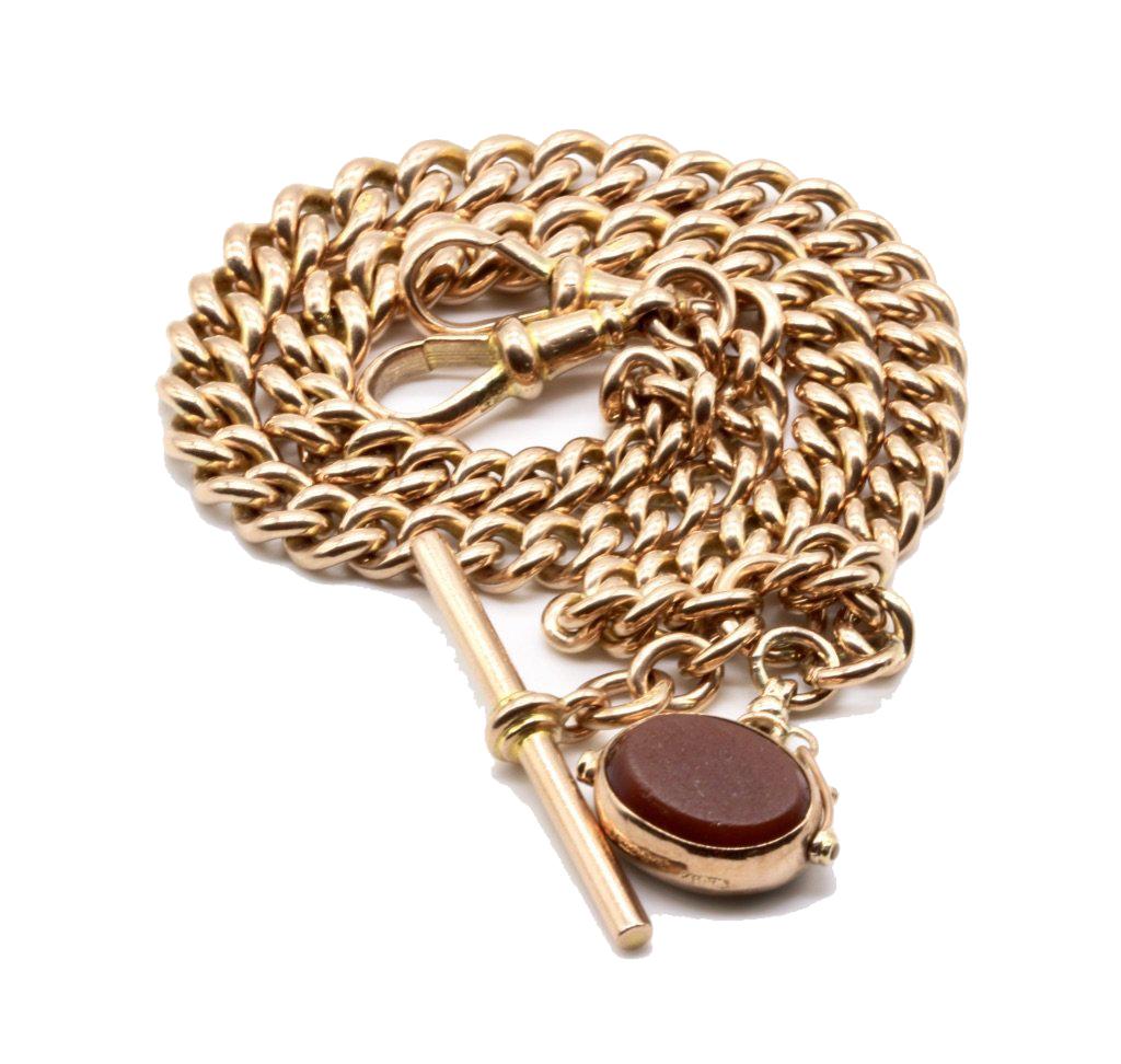 gold albert watch chain