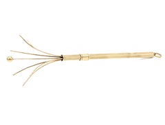9 Kt Yellow Gold Propelling Swizzle Stick Cocktail Stirrer