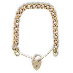 A 9ct Yellow Gold Curb Bracelet