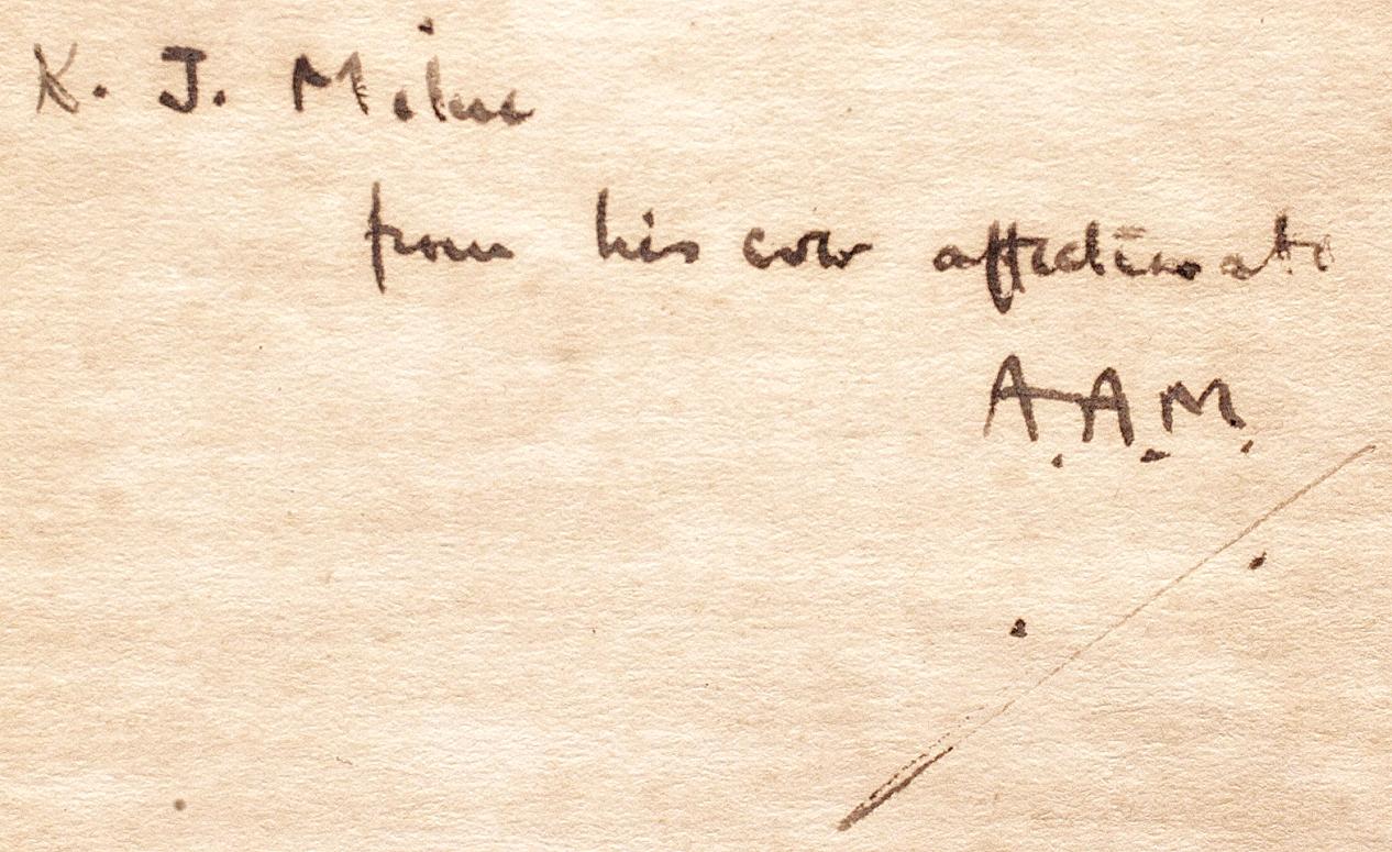 Early 20th Century A. A. Milne, Collected Plays, All First Editions Each Inscribed to His Brother For Sale