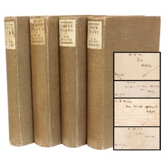 Antique A. A. Milne, Collected Plays, All First Editions Each Inscribed to His Brother