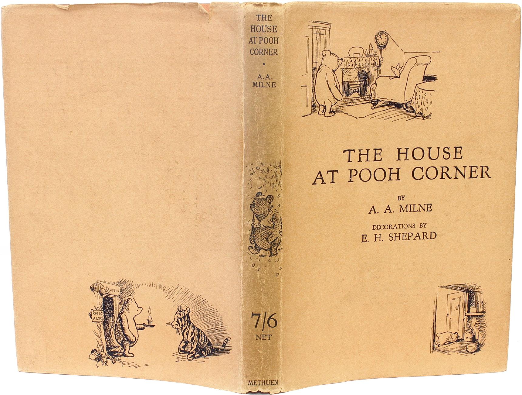Britannique A. MILNE. House At Pooh Corner Première édition signée par E. H. SHEPARD - 1928 en vente