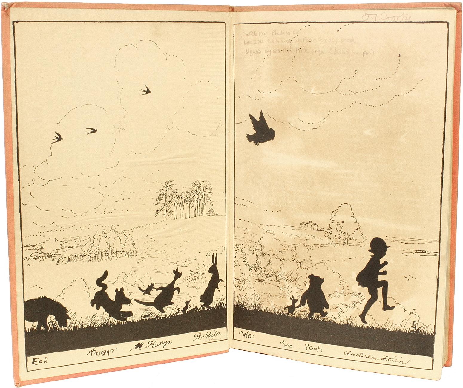 A. MILNE. House At Pooh Corner Première édition signée par E. H. SHEPARD - 1928 en vente 3