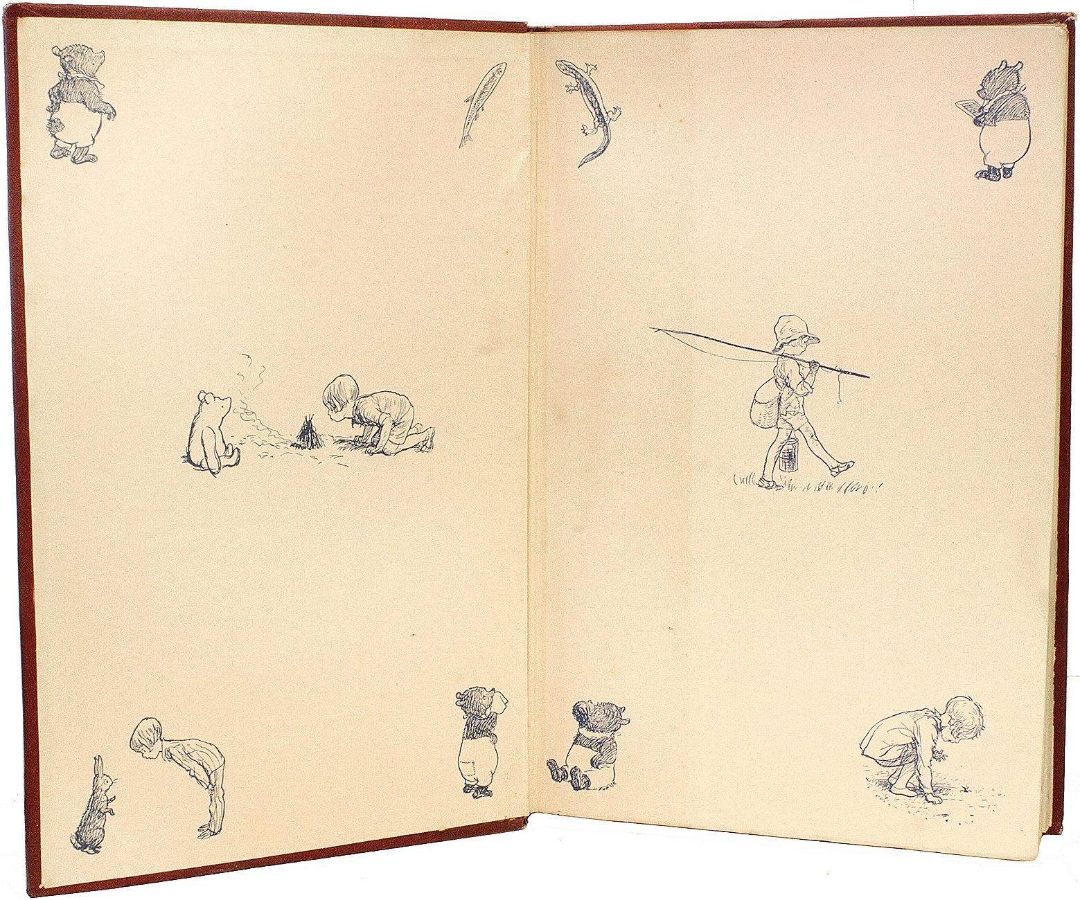 A. MILNE. Maintenant, nous en avons six. Première édition - SIGNÉE PAR E. H. SHEPARD - 1927 en vente 4
