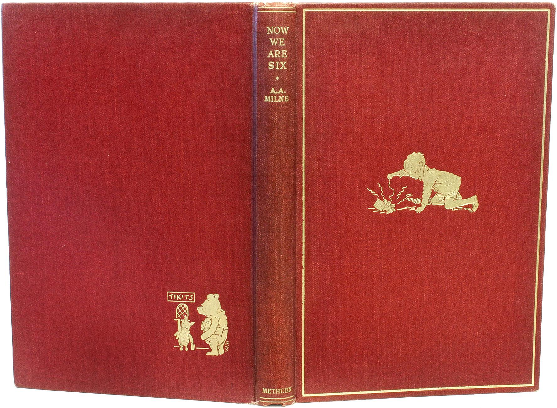 A. MILNE. Maintenant, nous en avons six. Première édition - SIGNÉE PAR E. H. SHEPARD - 1927 Bon état - En vente à Hillsborough, NJ