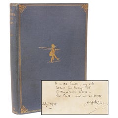 A. MILNE. The Christopher Robin Verse. ERSTAUSGABE - BESCHRIFTET - 1932