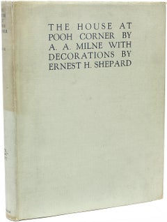 A. A. MILNE. The House At Pooh Corner - 1928 - FIRST DELUXE EDITION - SIGNED