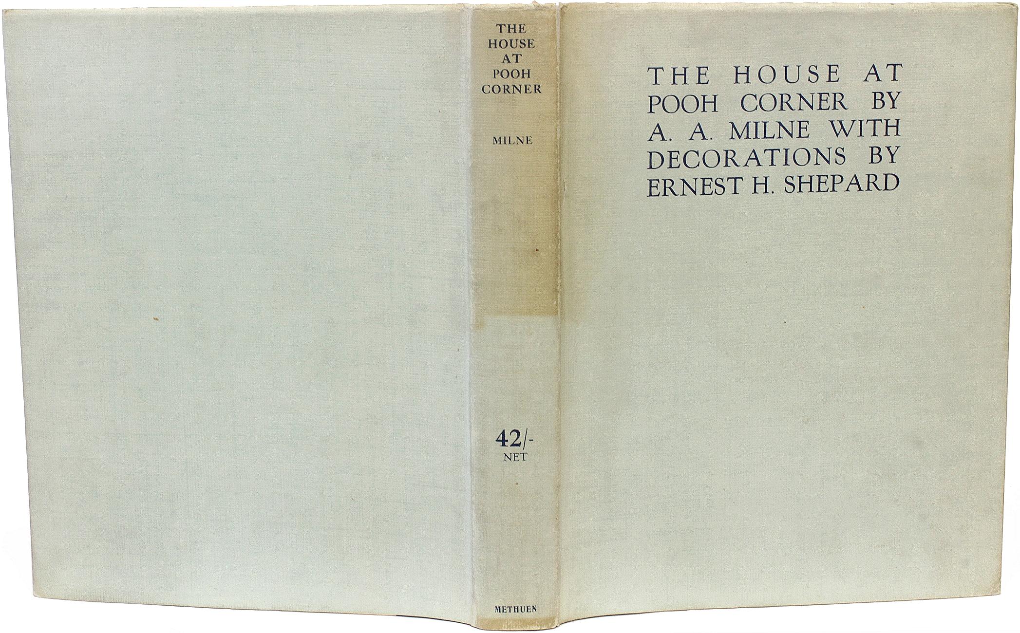 Britannique A. MILNE. The House At Pooh Corner - 1928 - Première Édition DELUXE - SIGNÉE en vente