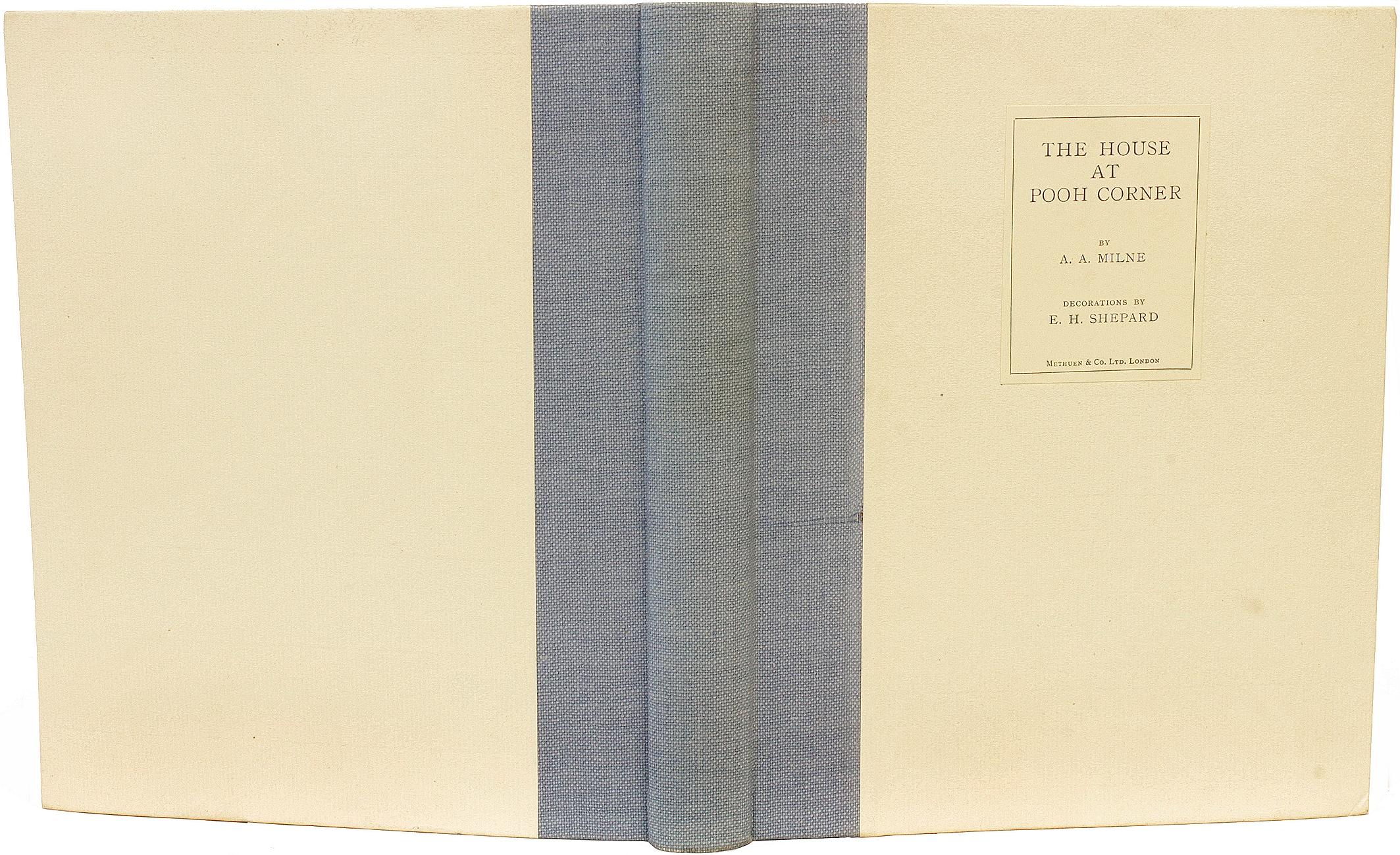 A. MILNE. The House At Pooh Corner - 1928 - Première Édition DELUXE - SIGNÉE Bon état - En vente à Hillsborough, NJ